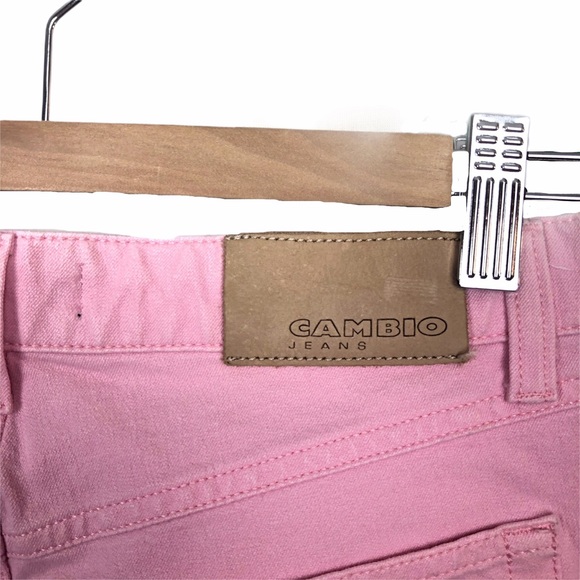 Vintage 90s  Bubble Gum Barbie Pink High Waisted Baggy Tapered Y2K Mom Jeans 8 - Picture 5 of 8